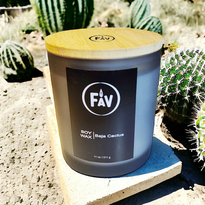 Baja Cactus Soy Wax Candle 11oz