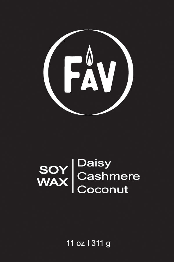 Daisy, Cashmere & Coconut Soy Wax Candle 11 oz