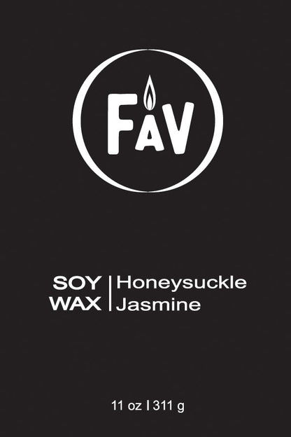 Honeysuckle Jasmine Soy Wax Candle 11 oz