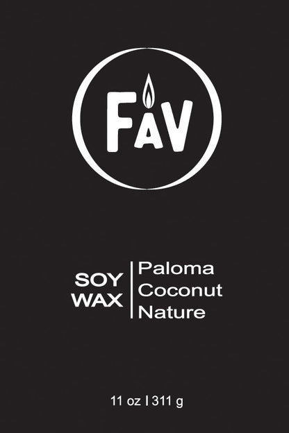 Paloma, Coconut & Nature Soy Wax Candle 11oz