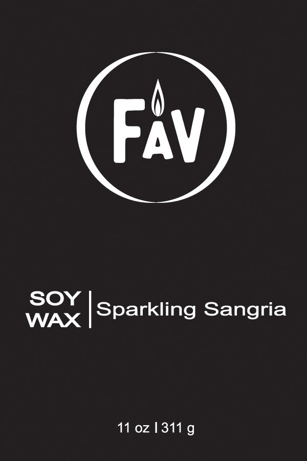 Sparkling Sangria Soy Wax Candle 11 oz